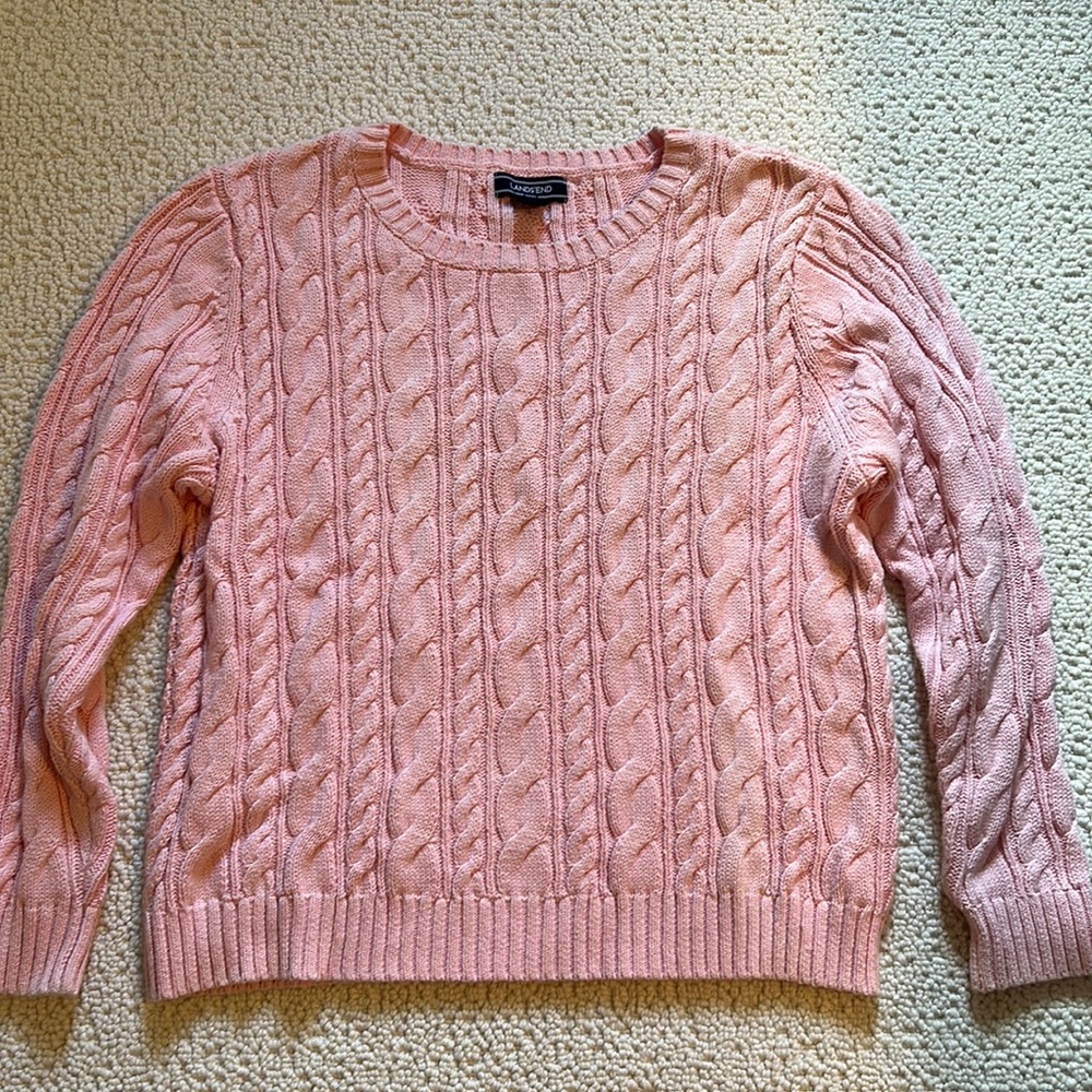 Woman’s cotton extra large petite sweater
